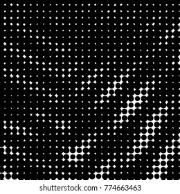Spotted black and white grunge vector line background. Abstract halftone illustration background. Grunge grid dot background pattern
