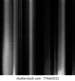 Spotted black and white grunge vector line background. Abstract halftone illustration background. Grunge grid  dot background pattern
