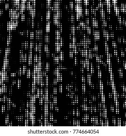 Spotted black and white grunge vector line background. Abstract halftone illustration background. Grunge grid dot background pattern
