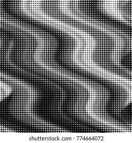Spotted black and white grunge vector line background. Abstract halftone illustration background. Grunge grid dot background pattern
