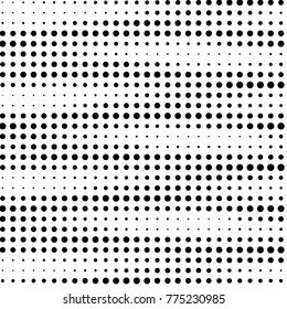 Spotted black and white grunge vector line background. Abstract halftone illustration background. Grunge grid polka dot background pattern
