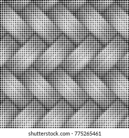 Spotted black and white grunge vector line background. Abstract halftone illustration background. Grunge grid polka dot background pattern
