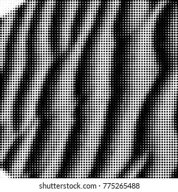 Spotted black and white grunge vector line background. Abstract halftone illustration background. Grunge grid polka dot background pattern
