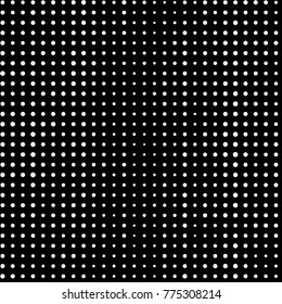 Spotted black and white grunge vector line background. Abstract halftone illustration background. Grunge grid polka dot background pattern
