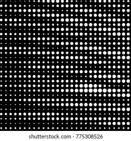 Spotted black and white grunge vector line background. Abstract halftone illustration background. Grunge grid polka dot background pattern
