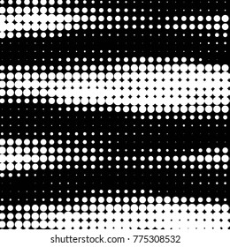 Spotted black and white grunge vector line background. Abstract halftone illustration background. Grunge grid polka dot background pattern
