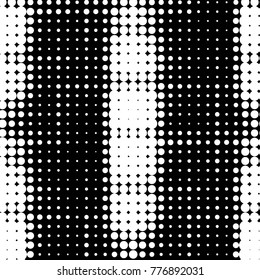 Spotted black and white grunge vector line background. Abstract halftone illustration background. Grunge grid polka dot background pattern
