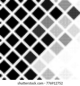 Spotted black and white grunge vector line background. Abstract halftone illustration background. Grunge grid polka dot background pattern
