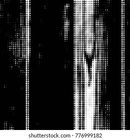 Spotted black and white grunge vector line background. Abstract halftone illustration background. Grunge grid polka dot background pattern
