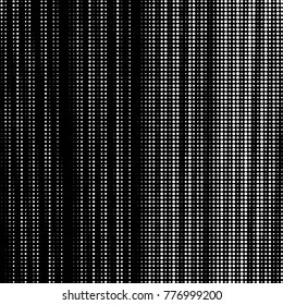 Spotted black and white grunge vector line background. Abstract halftone illustration background. Grunge grid polka dot background pattern
