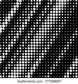 Spotted black and white grunge vector line background. Abstract halftone illustration background. Grunge grid polka dot background pattern
