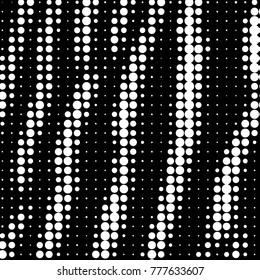 Spotted black and white grunge vector line background. Abstract halftone illustration background. Grunge grid polka dot background pattern

