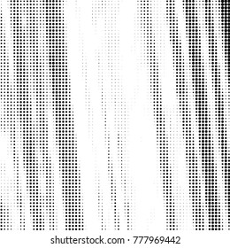 Spotted black and white grunge vector line background. Abstract halftone illustration background. Grunge grid polka dot background pattern
