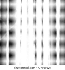 Spotted black and white grunge vector line background. Abstract halftone illustration background. Grunge grid polka dot background pattern
