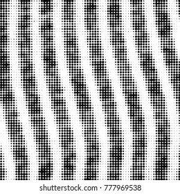 Spotted black and white grunge vector line background. Abstract halftone illustration background. Grunge grid polka dot background pattern
