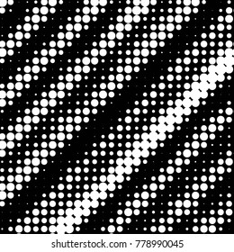 Spotted black and white grunge vector line background. Abstract halftone illustration background. Grunge grid polka dot background pattern
