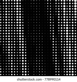 Spotted black and white grunge vector line background. Abstract halftone illustration background. Grunge grid polka dot background pattern
