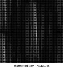 Spotted black and white grunge vector line background. Abstract halftone illustration background. Grunge grid polka dot background pattern
