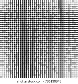 Spotted black and white grunge vector line background. Abstract halftone illustration background. Grunge grid polka dot background pattern
