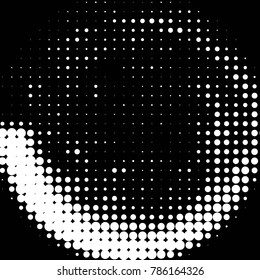 Spotted black and white grunge vector line background. Abstract halftone illustration background. Grunge grid polka dot background pattern
