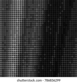 Spotted black and white grunge vector line background. Abstract halftone illustration background. Grunge grid polka dot background pattern

