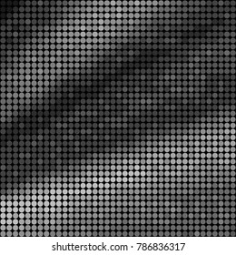 Spotted black and white grunge vector line background. Abstract halftone illustration background. Grunge grid polka dot background pattern

