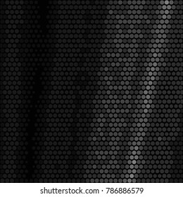 
Spotted black and white grunge vector line background. Abstract halftone illustration background. Grunge grid polka dot background pattern
