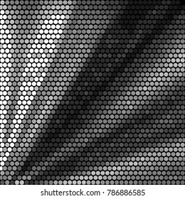 
Spotted black and white grunge vector line background. Abstract halftone illustration background. Grunge grid polka dot background pattern
