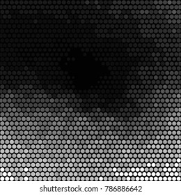
Spotted black and white grunge vector line background. Abstract halftone illustration background. Grunge grid polka dot background pattern

