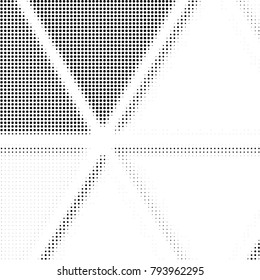 Spotted black and white grunge vector line background. Abstract halftone illustration background. Grunge grid polka dot background pattern
