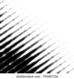 Spotted black and white grunge vector line background. Abstract halftone illustration background. Grunge grid polka dot background pattern