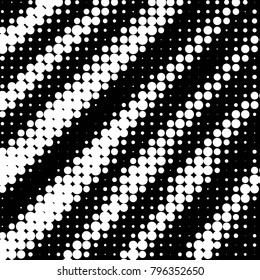 Spotted black and white grunge vector line background. Abstract halftone illustration background. Grunge grid polka dot background pattern
