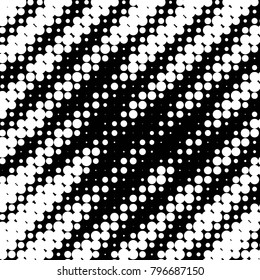Spotted black and white grunge vector line background. Abstract halftone illustration background. Grunge grid polka dot background pattern
