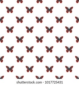 Spotted butterfly pattern seamless in flat style for any design