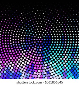 Spotted colorful vector background. Abstract halftone illustration pattern. Vintage texture
