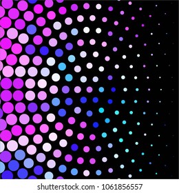Spotted colorful vector background. Abstract halftone illustration pattern. Vintage texture
