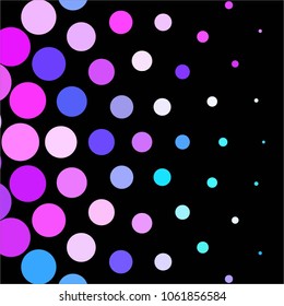 Spotted colorful vector background. Abstract halftone illustration pattern. Vintage texture
