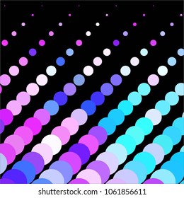 Spotted colorful vector background. Abstract halftone illustration pattern. Vintage texture
