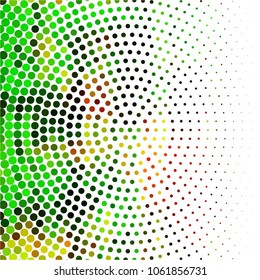 Spotted colorful vector background. Abstract halftone illustration pattern. Vintage texture
