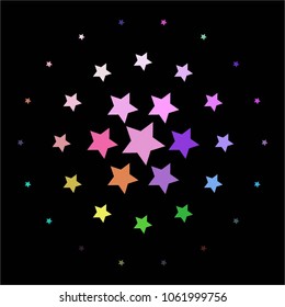 Spotted colorful vector background. Abstract halftone illustration pattern. Vintage texture
