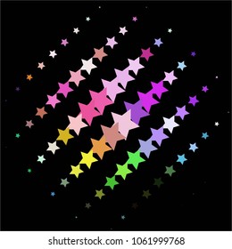 Spotted colorful vector background. Abstract halftone illustration pattern. Vintage texture
