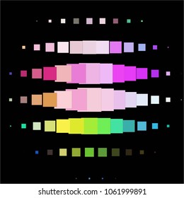 Spotted colorful vector background. Abstract halftone illustration pattern. Vintage texture
