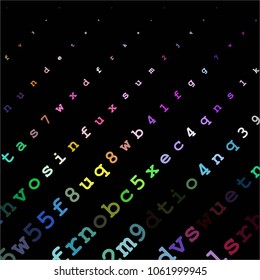 Spotted colorful vector background. Abstract halftone illustration pattern. Vintage texture
