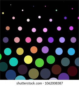 Spotted colorful vector background. Abstract halftone illustration pattern. Vintage texture
