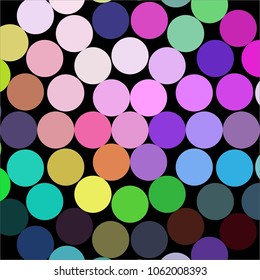 Spotted colorful vector background. Abstract halftone illustration pattern. Vintage texture
