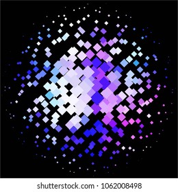 Spotted colorful vector background. Abstract halftone illustration pattern. Vintage texture
