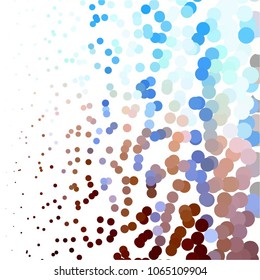 Spotted colorful vector background. Abstract halftone illustration pattern. Vintage texture
