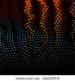 Spotted colorful vector background. Abstract halftone illustration pattern. Vintage texture
