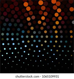 Spotted colorful vector background. Abstract halftone illustration pattern. Vintage texture
