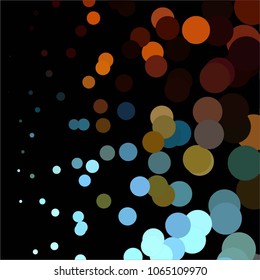 Spotted colorful vector background. Abstract halftone illustration pattern. Vintage texture
